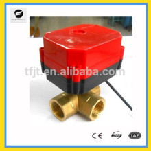 3way T-flow and 2way G3/4" electric Normal-closed valve with AC110v wok voltage